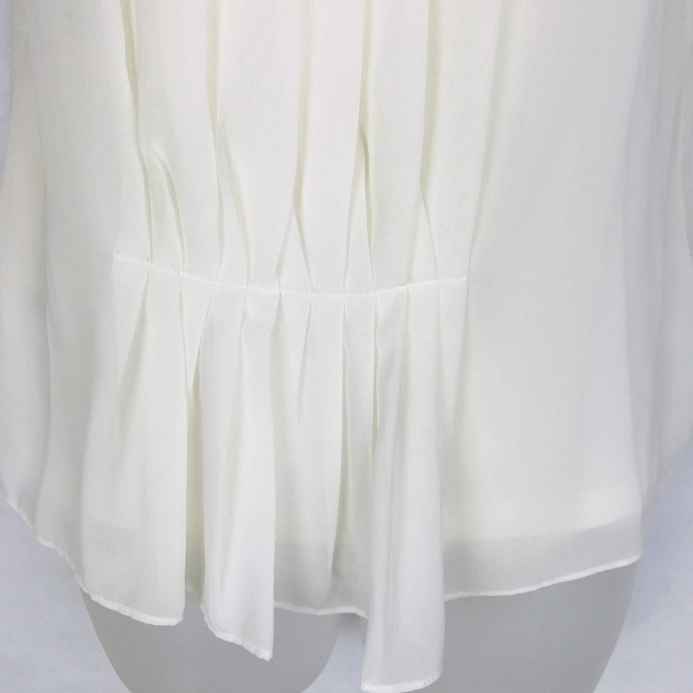 Ann Taylor Loft Petites Sleeveless Pleated Front T - Picture 2 of 7